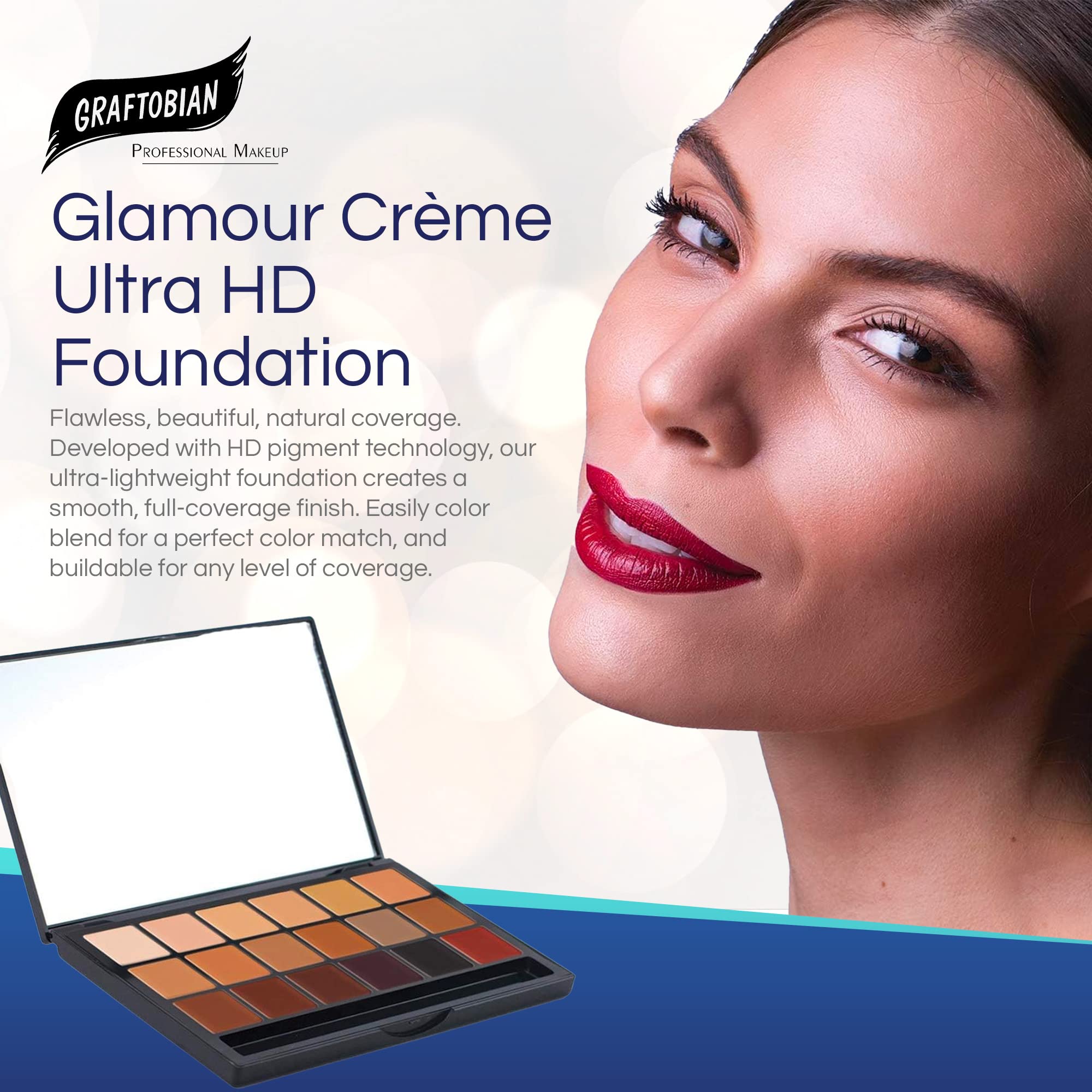 Amazon.com : Graftobian UHD Cream Pro Inclusion Foundation Super